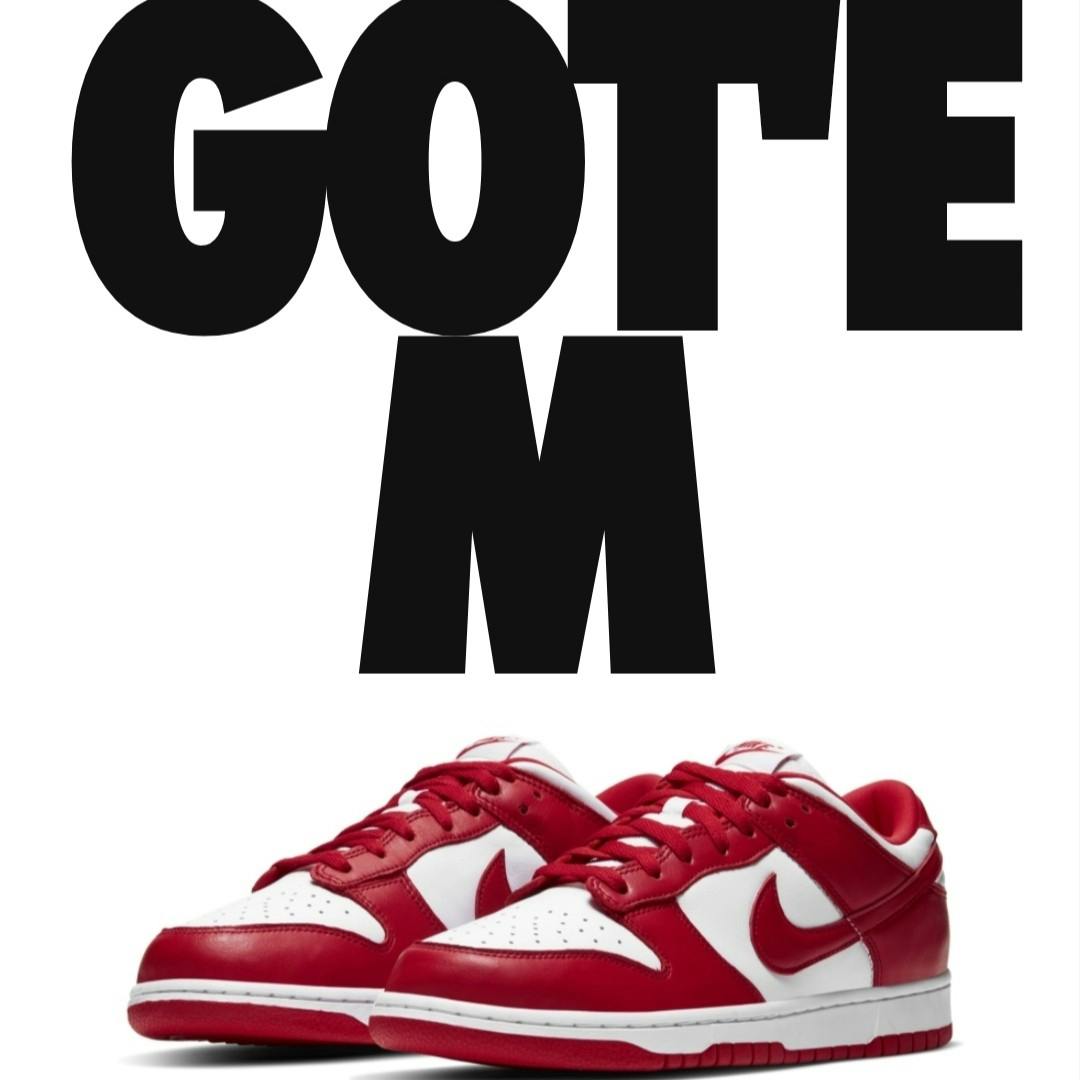 Nike Dunk Low Retro SP 'St. John's' CU1727-100 Nike Dunk Low Retro SP 'St. John's' CU1727-100